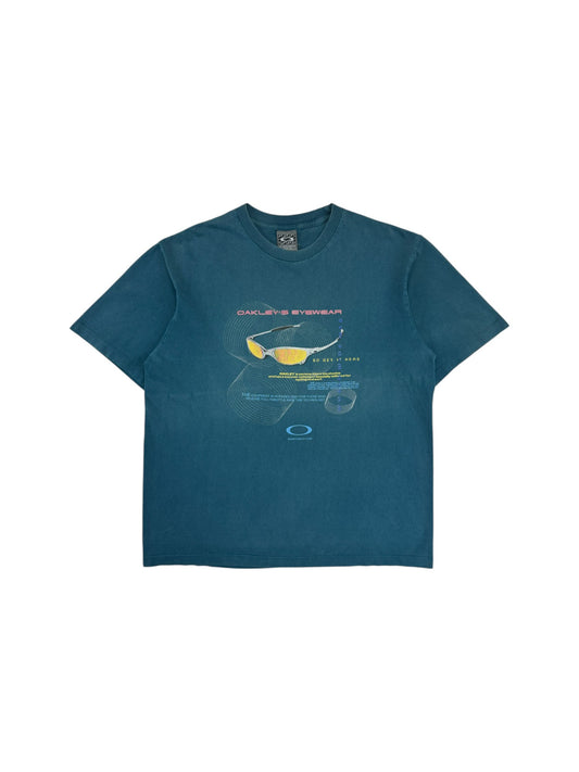 Vintage Oakley Software Shirt 90s Grün M-L