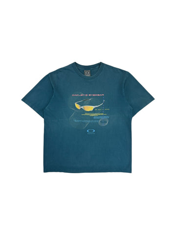 Vintage Oakley Software Shirt 90s Grün M-L