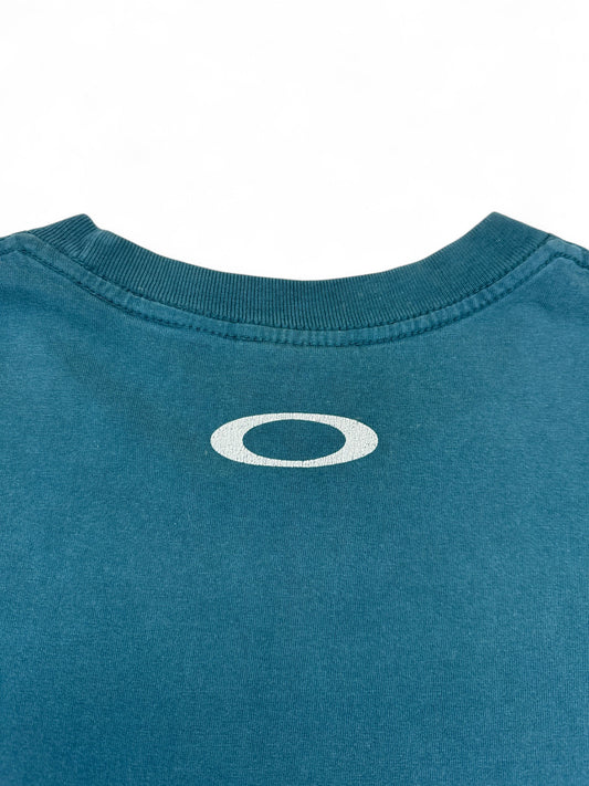 Vintage Oakley Software Shirt 90s Grün M-L