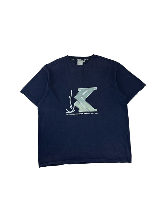 Karl Kani Shirt 00s Y2K Oversized Dunkelblau XL
