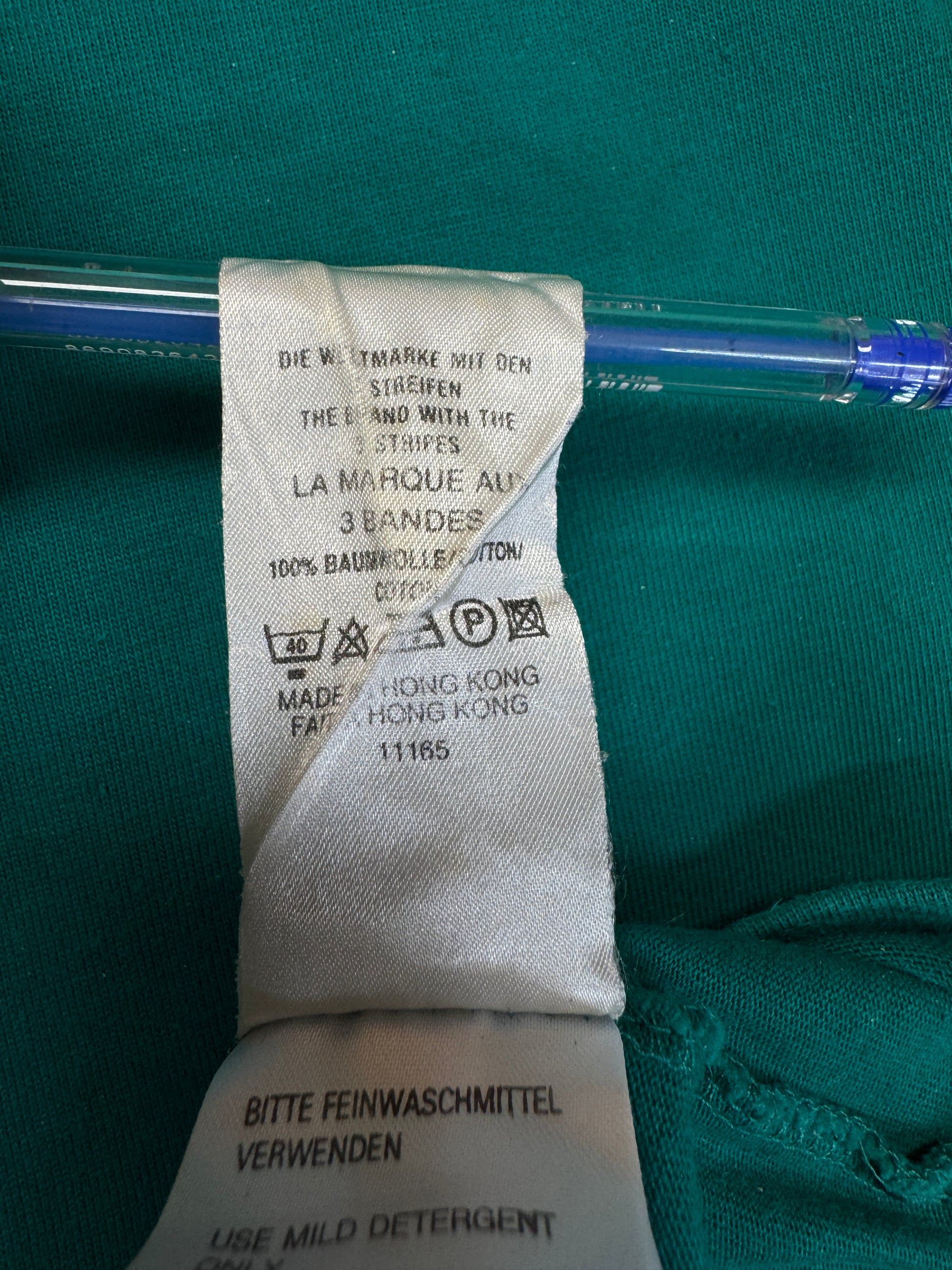 90s Adidas Equipment Polo Made In Hong Kong Grün D8 L-XL - RareRags