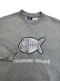 00s Fishbone Deluxe Sweater Grau M - RareRags