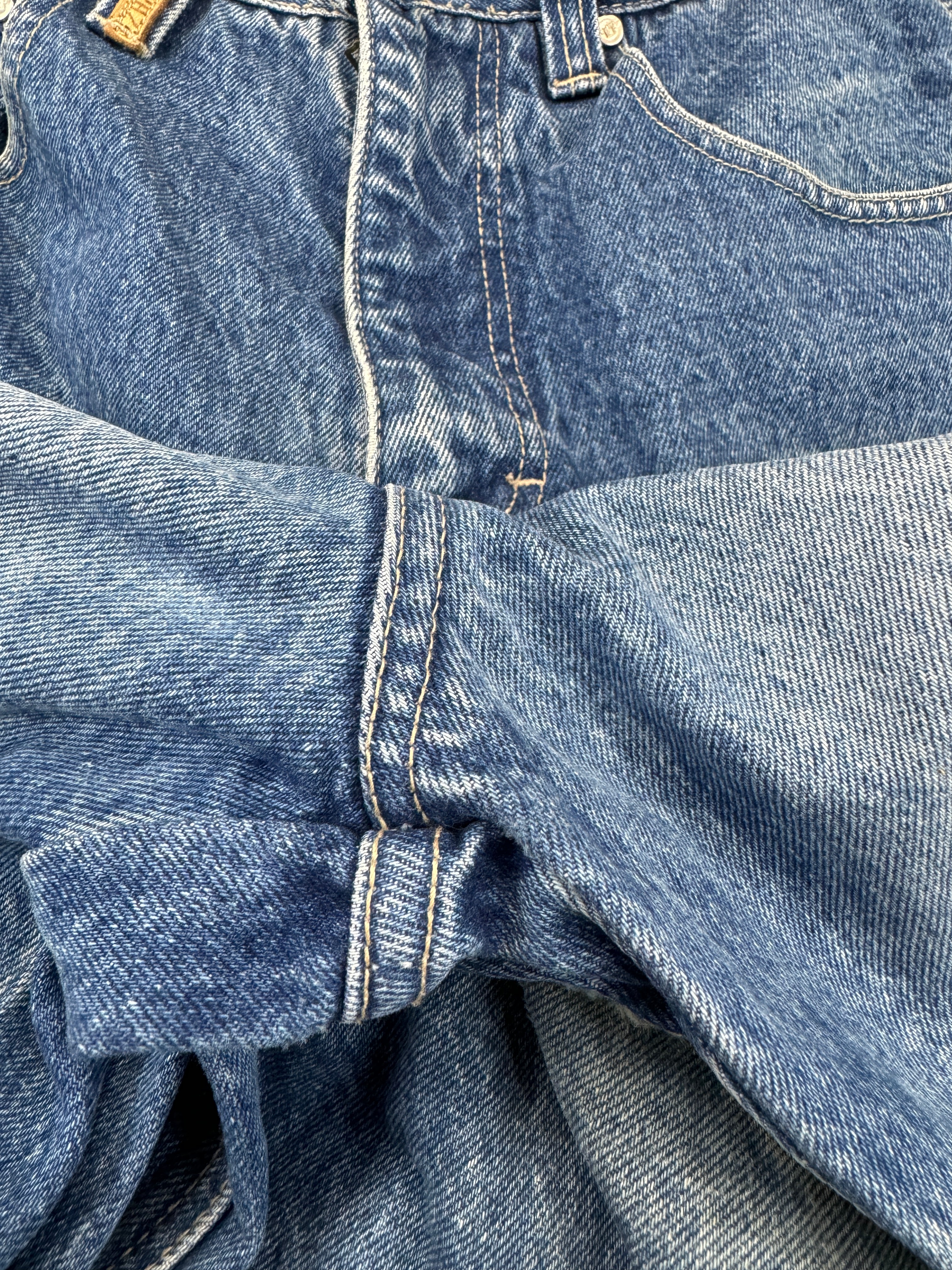 Pure Playaz Baggy Jeans 00s Made In Hong Kong Blau 28x30