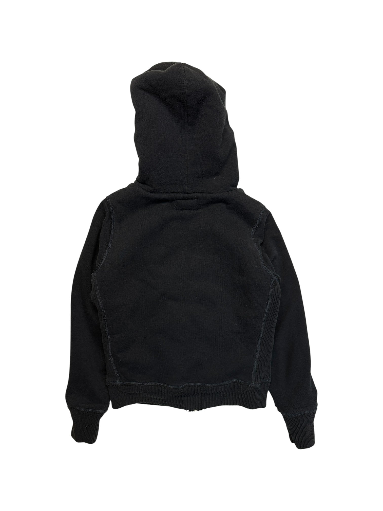 00s Polo Jeans By Ralph Lauren Hoodie Faux Fur Dunkelblau S-M - RareRags