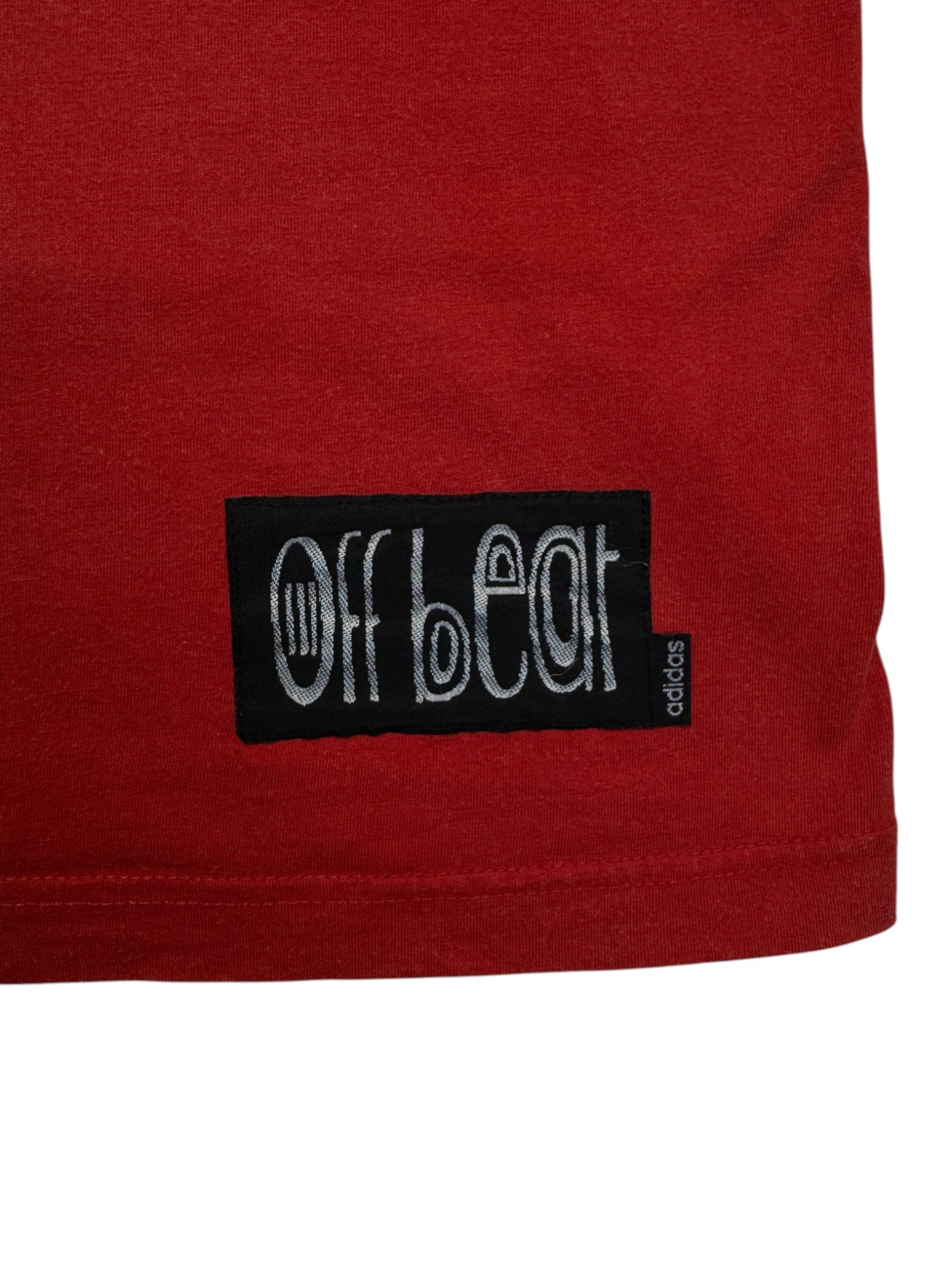 90s Adidas Shirt "Off Beat" Made In Greece Rot S - RareRags