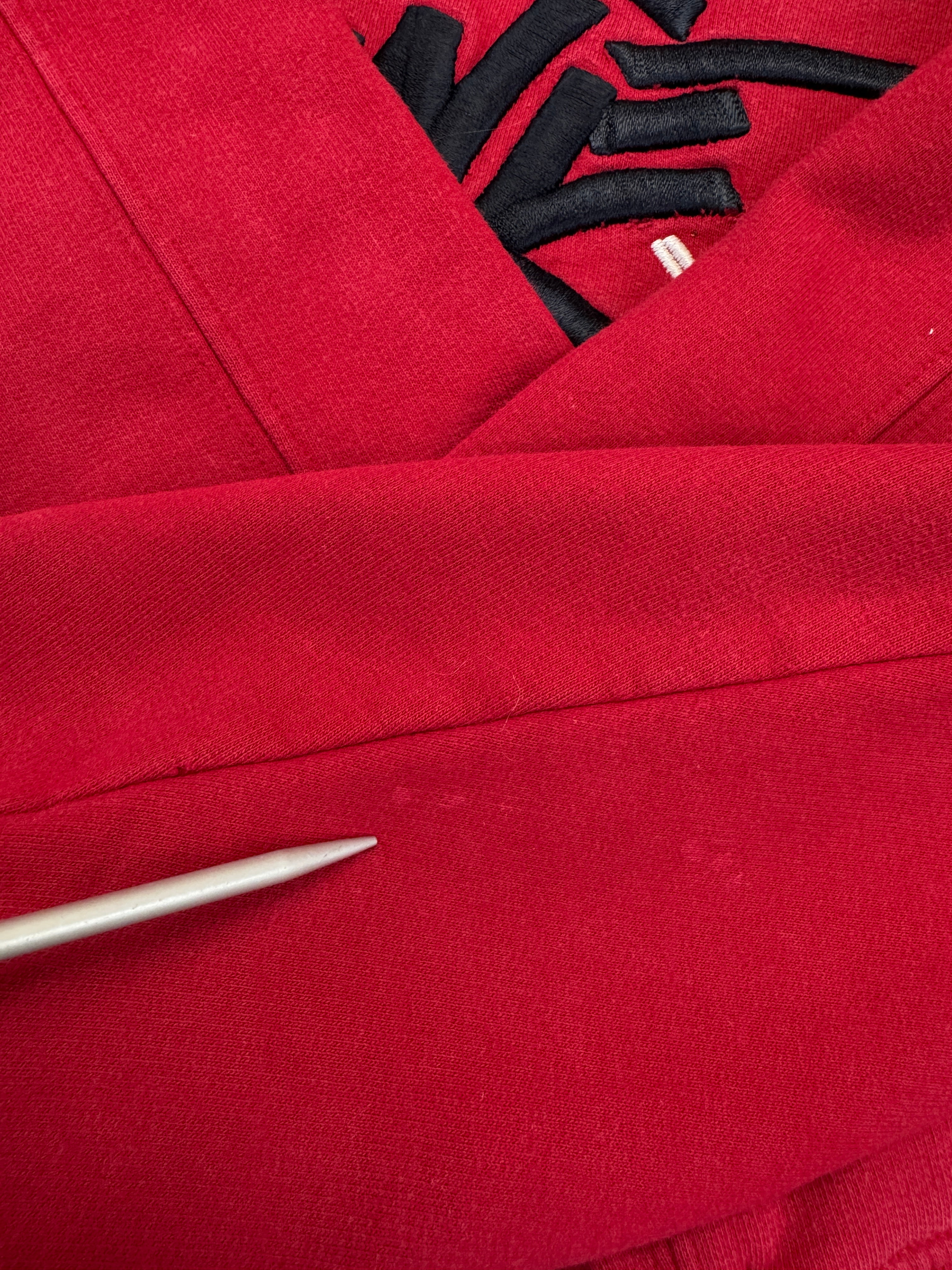 Fistful Sweater 00s Y2K "Street Line" Bestickt Rot M