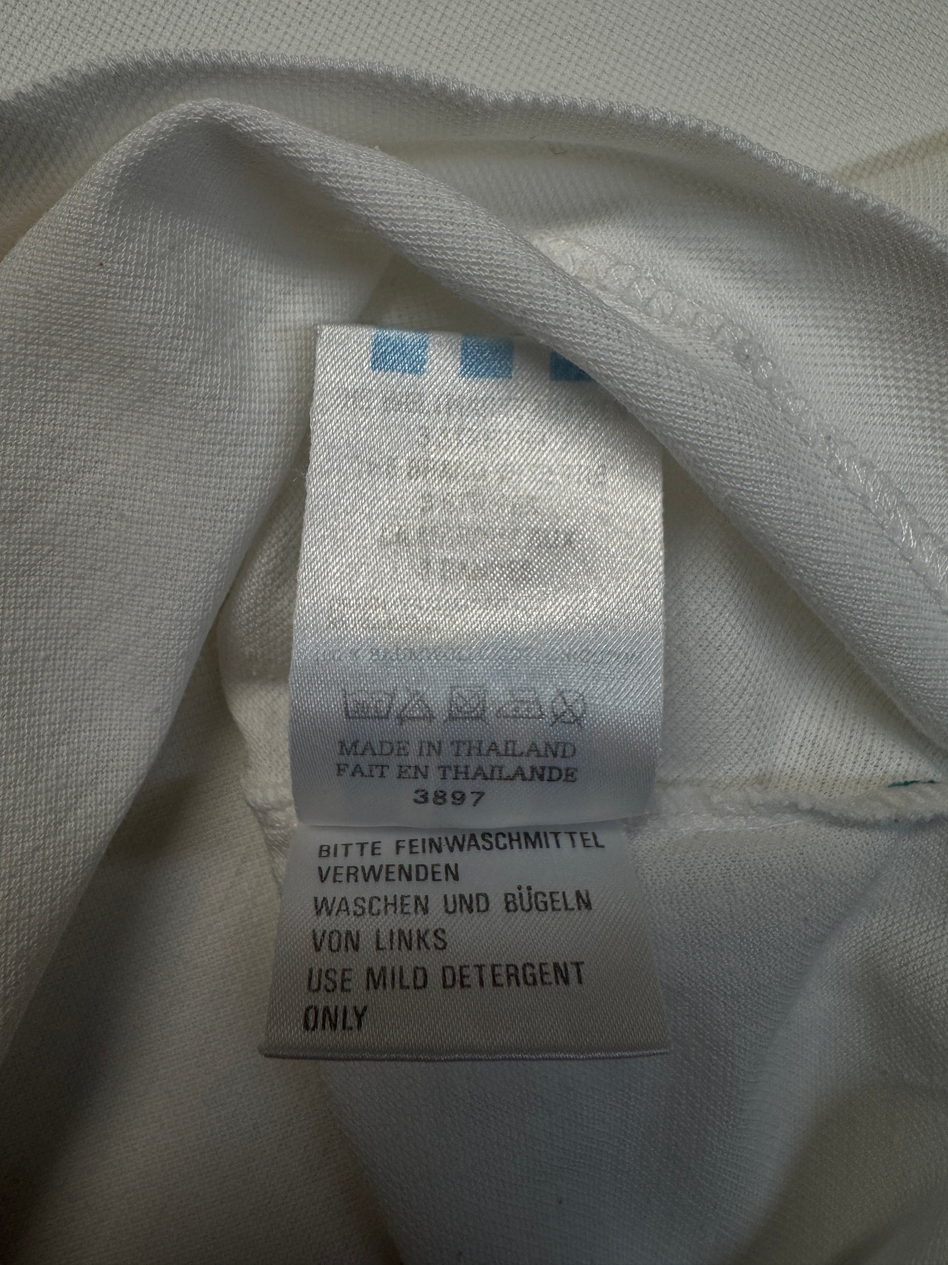 90s Adidas Equipment Polo Weiß Grün 52 L - RareRags