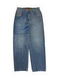 Vintage Tribal Baggy Jeans 90s Two Tone Blau 34