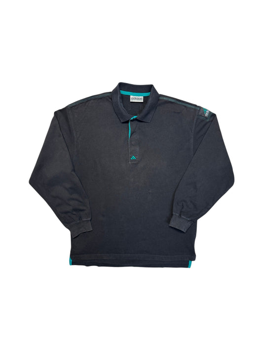 90s Adidas Equipment Longsleeve Schwarz D6 M - RareRags