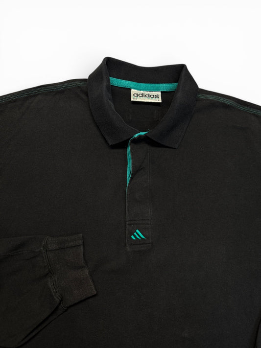 90s Adidas Equipment Longsleeve Schwarz D6 M - RareRags
