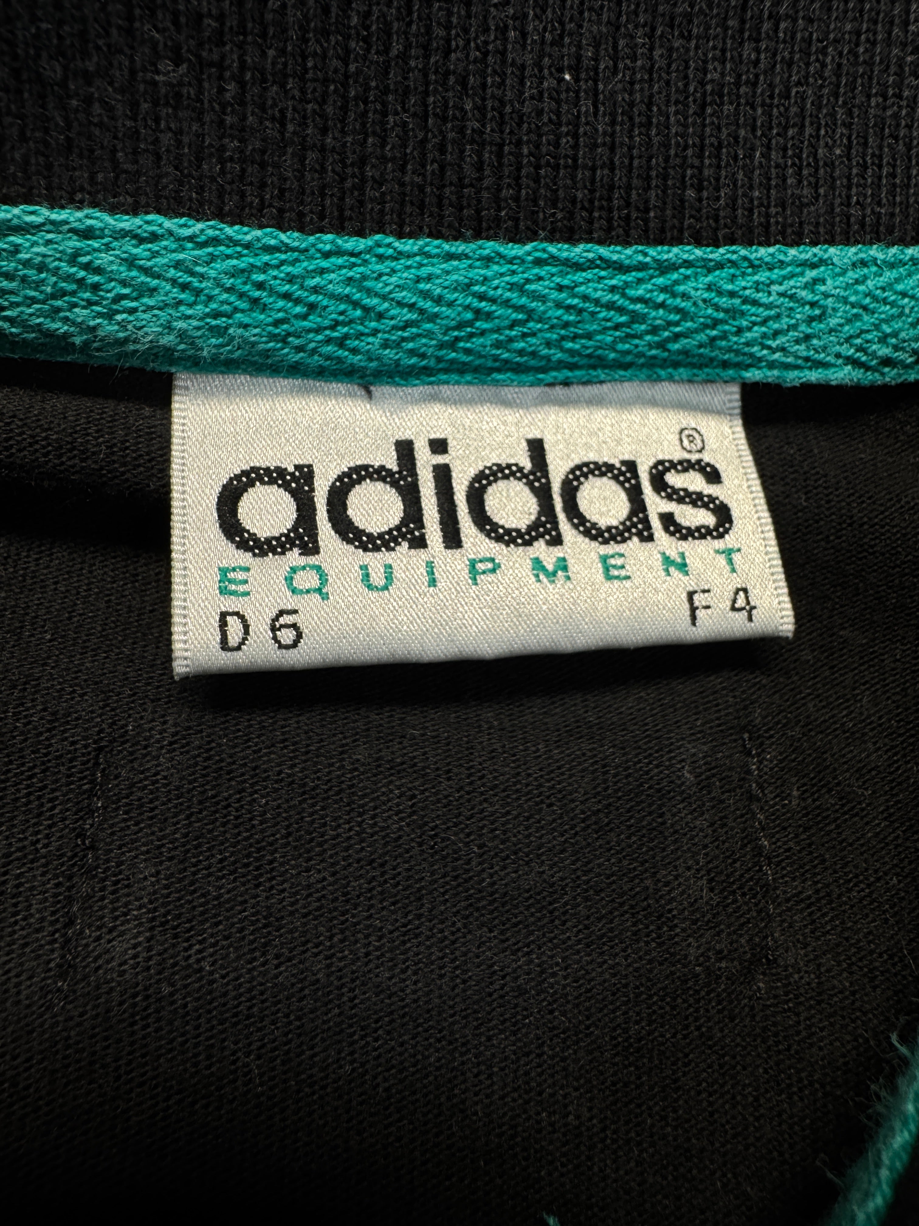 90s Adidas Equipment Longsleeve Schwarz D6 M - RareRags