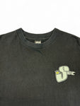 Vintage Stüssy Shirt 90s Crown Made In USA Single Stitch Schwarz XL