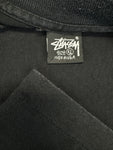 Vintage Stüssy Shirt 90s Crown Made In USA Single Stitch Schwarz XL