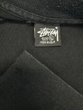 Vintage Stüssy Shirt 90s Crown Made In USA Single Stitch Schwarz XL