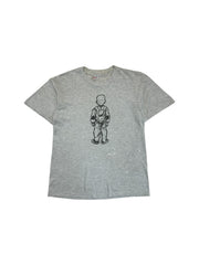Vintage Hanes Shirt 90s Stained Grau M