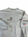 Vintage Puma Sweater 90s "Trimm Festival" Weiß L