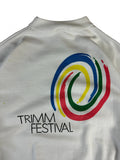 Vintage Puma Sweater 90s "Trimm Festival" Weiß L