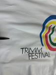 Vintage Puma Sweater 90s "Trimm Festival" Weiß L