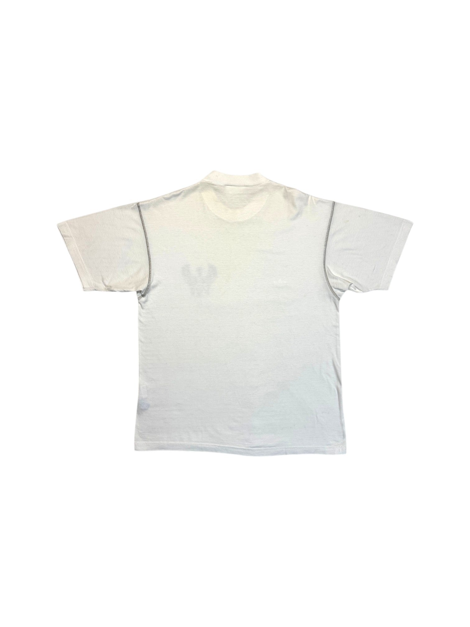 90s Adidas By Ventex Damen Shirt Ankh-Skarabäus Weiß 36