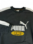 Vintage Puma King Sweater 90s Schwarz XXL