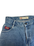 00s Dickes Jorts Logo Embroidery Blau W28