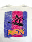 Vintage OP Ocean Pacific Shirt 1989 Backprint Weiß M-L