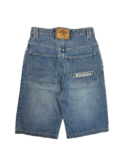 00s Dickes Jorts Logo Embroidery Blau W28