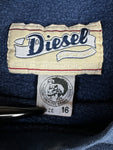 Vintage Diesel Sweater 90s "Your JEANS ARE Our Reputation" Made In Italy Dunkelblau (16) M