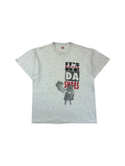 Rare! Vintage Nike Shirt 90s Jordan "It's gotta be da shoes..." Single Stitch Made In USA Grau XL