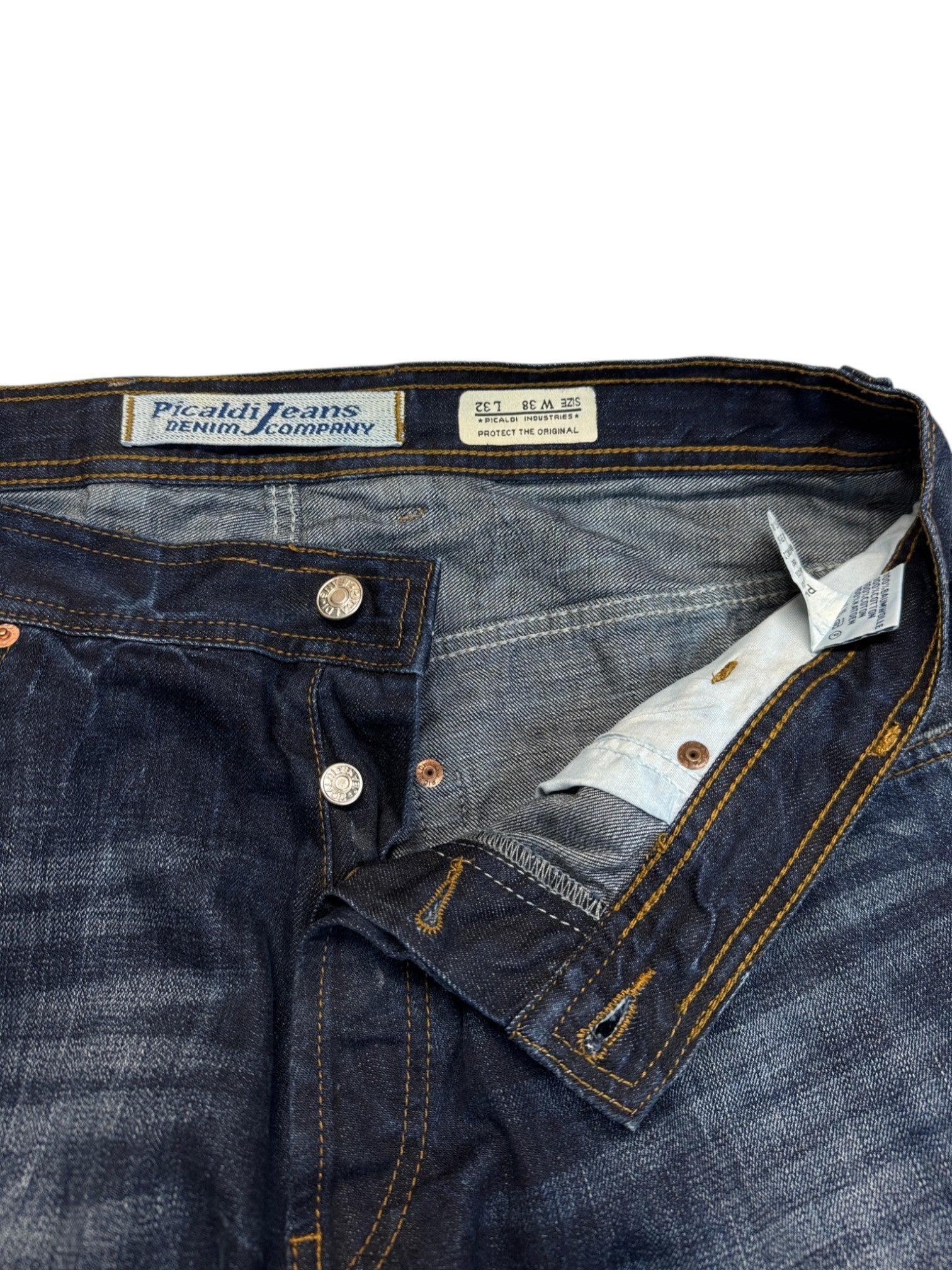 00s Picaldi Baggy Jeans "Massimo 2" Dunkelblau W38 L32 - RareRags