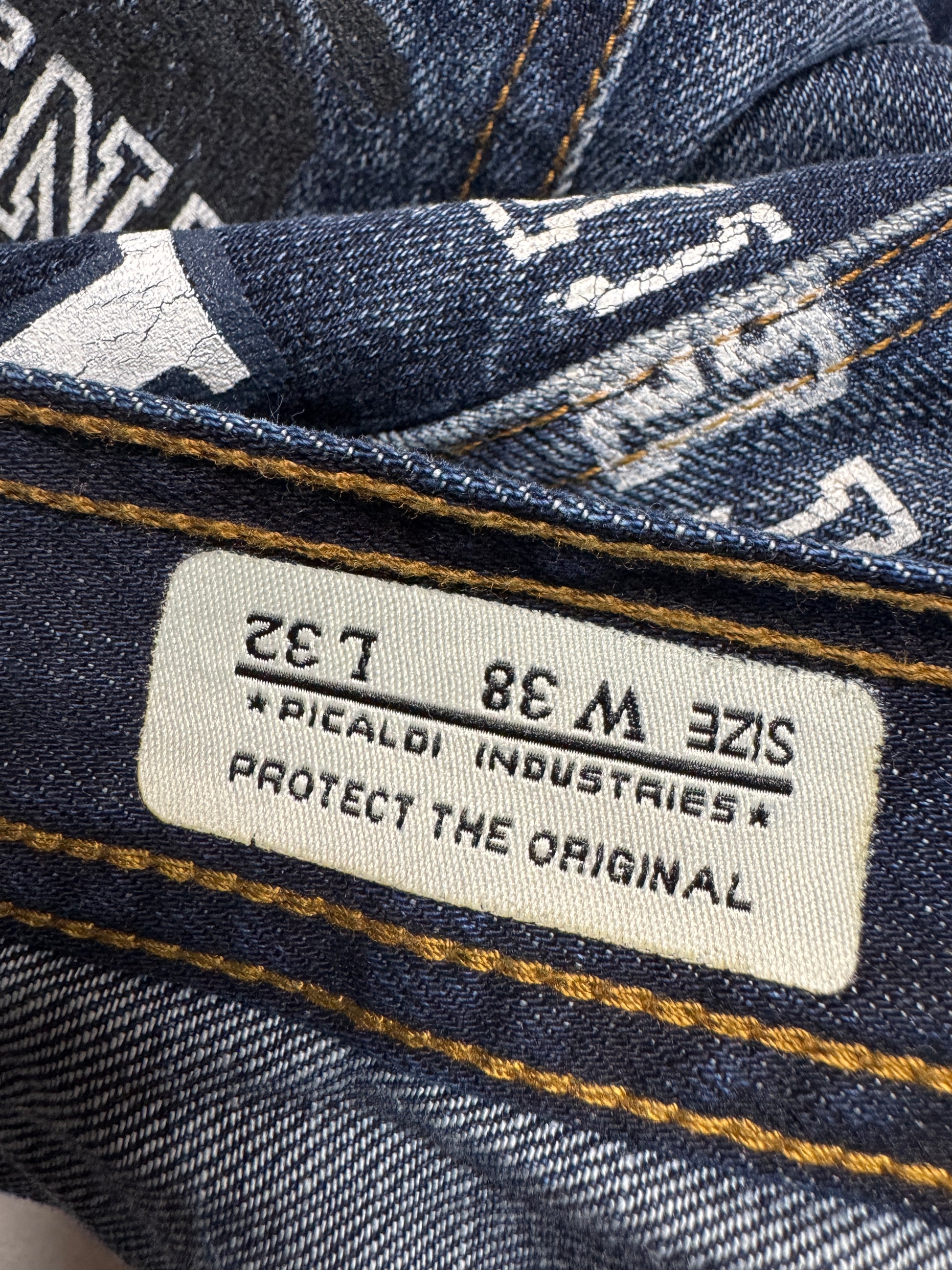 00s Picaldi Baggy Jeans "Massimo 2" Dunkelblau W38 L32 - RareRags