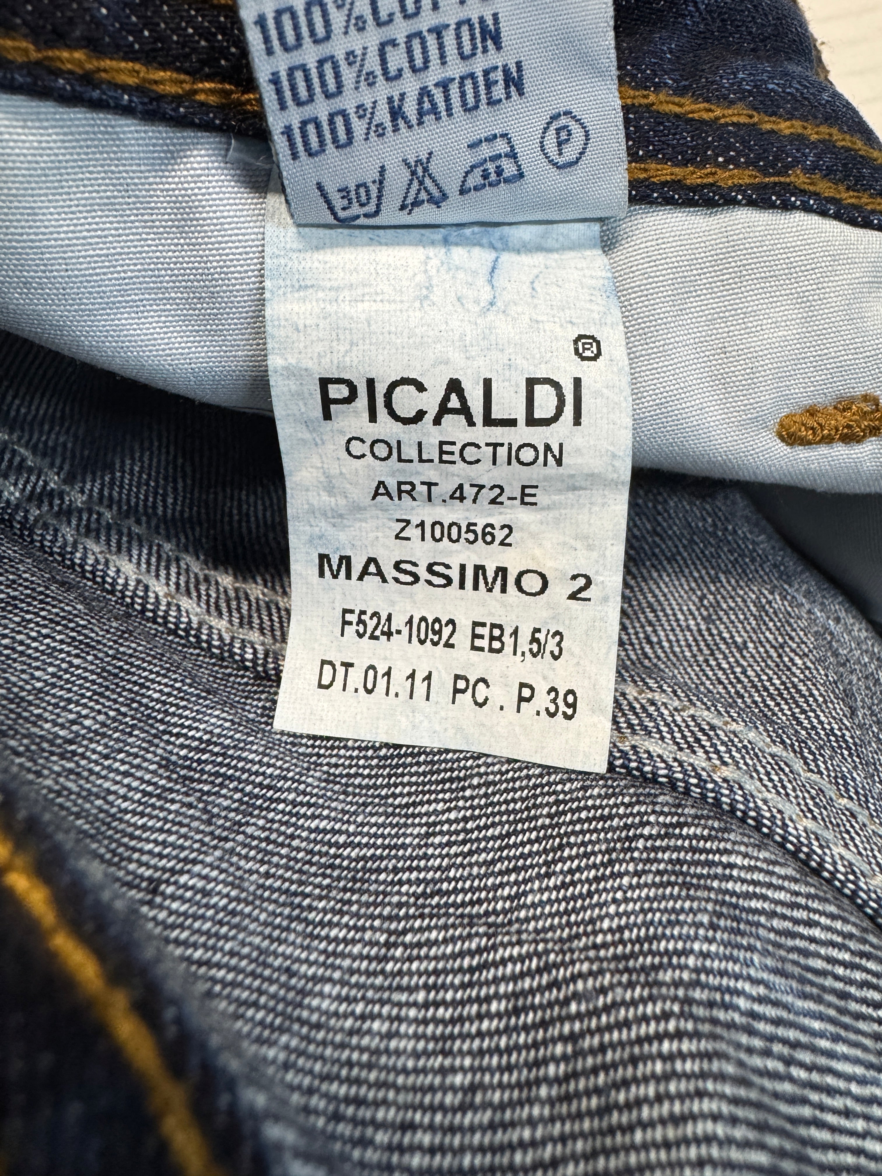 00s Picaldi Baggy Jeans "Massimo 2" Dunkelblau W38 L32 - RareRags