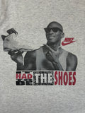 Rare! Vintage Nike Shirt 90s Jordan "It's gotta be da shoes..." Single Stitch Made In USA Grau XL