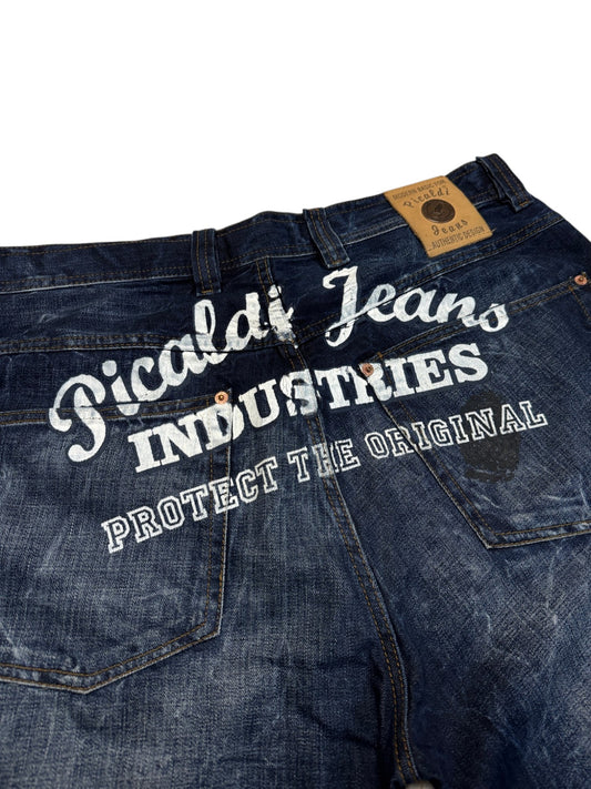 00s Picaldi Baggy Jeans "Massimo 2" Dunkelblau W38 L32