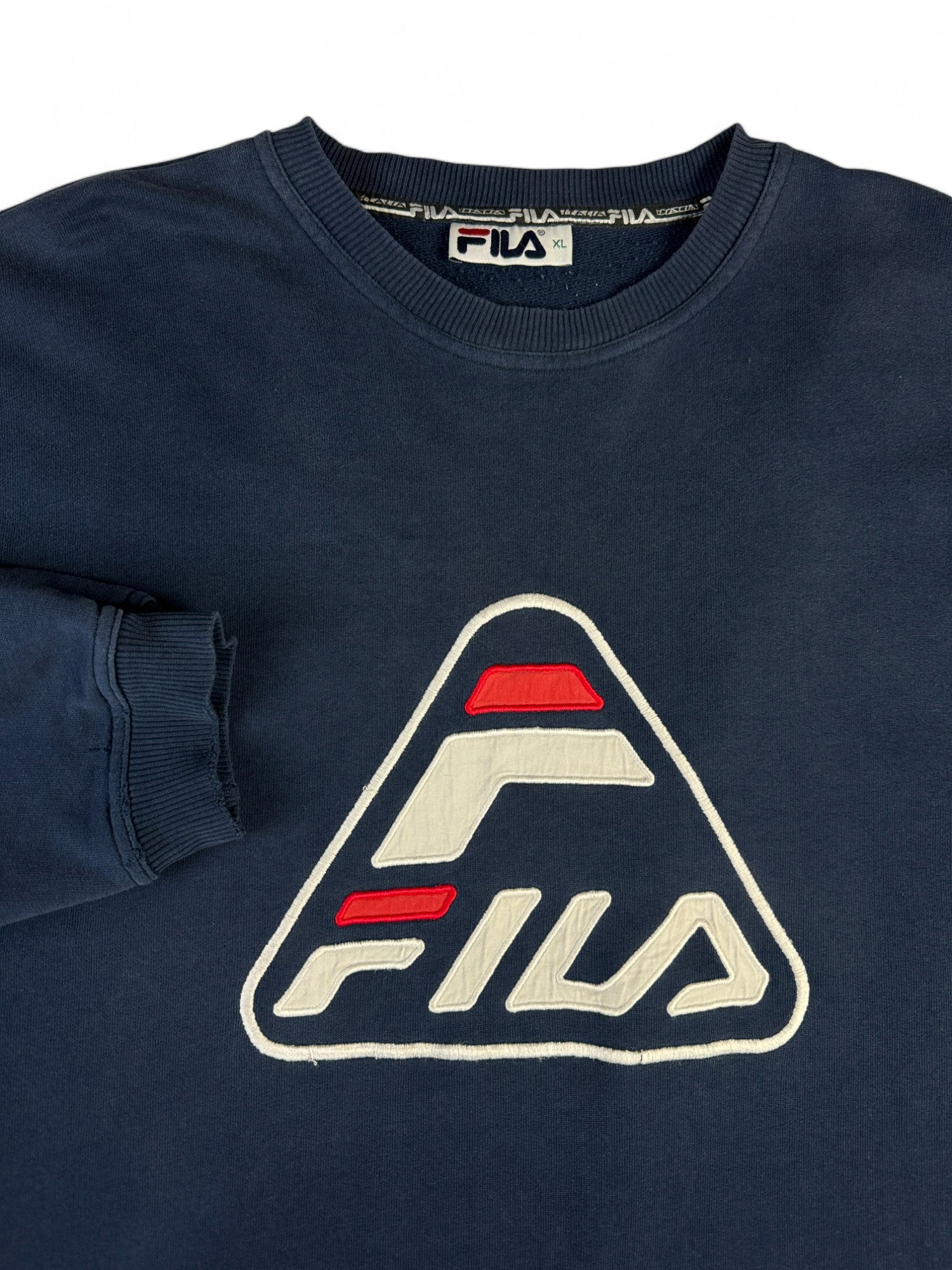 Vintage Fila Sweater 90s Dunkelblau XL