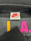Vintage Nike Shirt 90s "P.L.A.Y." Single Stitch Made In USA Schwarz XL