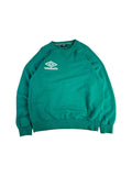 Vintage Umbro Sweater Late 90s Made In Portugal Grün L