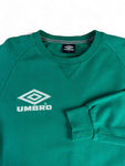 Vintage Umbro Sweater Late 90s Made In Portugal Grün L