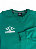 Vintage Umbro Sweater Late 90s Made In Portugal Grün L