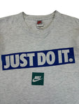 Vintage Nike Shirt 90s "Just do it" Single Stitch Made In USA Grau M