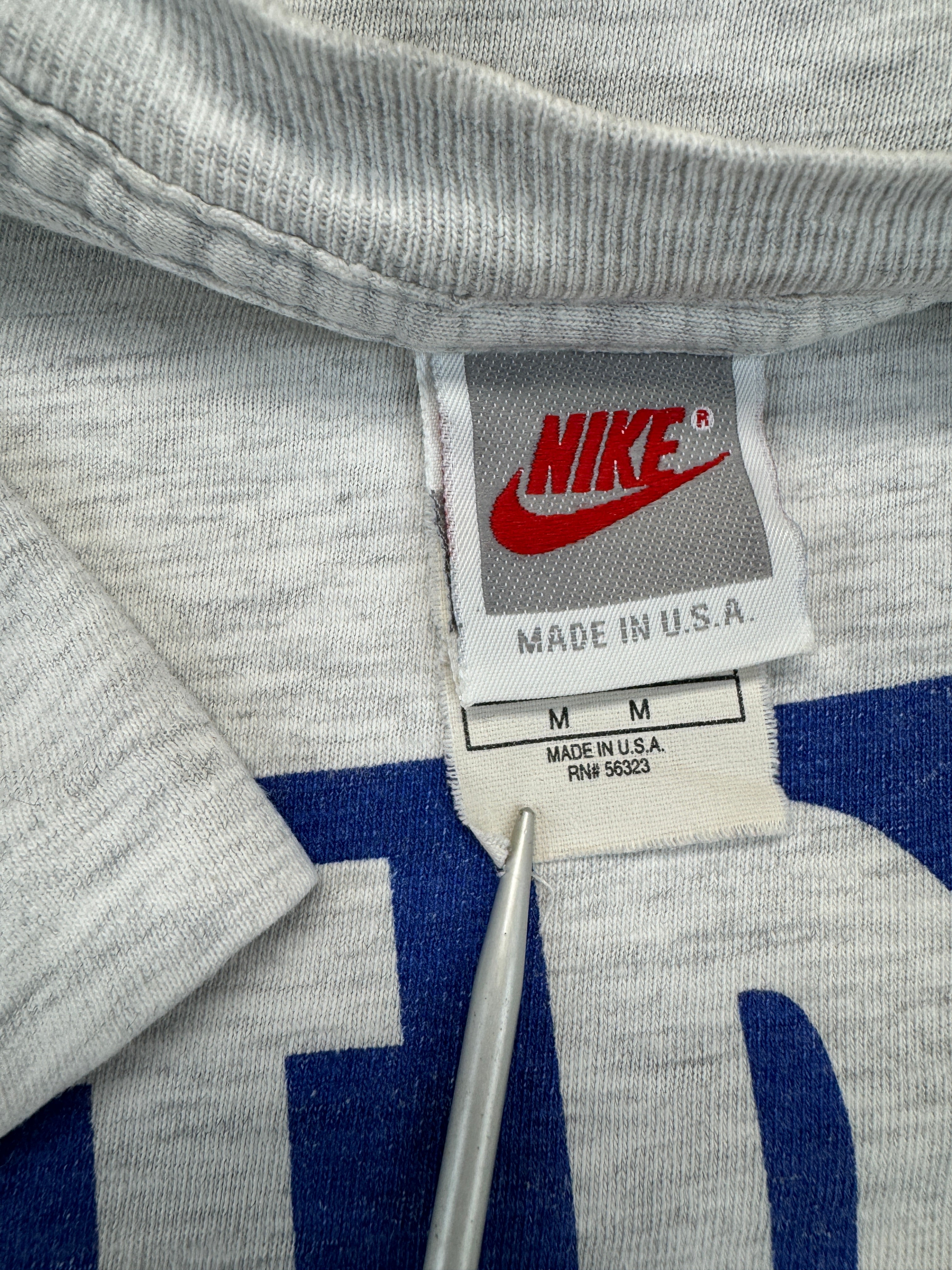 Vintage Nike Shirt 90s "Just do it" Single Stitch Made In USA Grau M