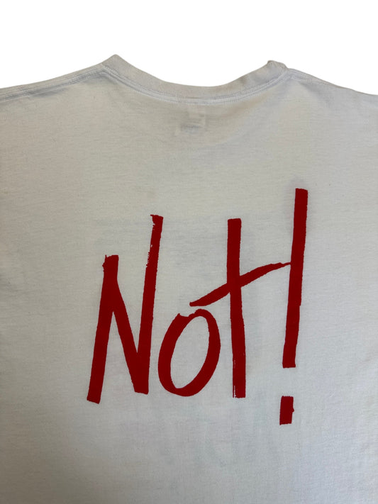 Rare! 80s Adidas Shirt "Run" Made In Portugal Single Stitch Weiß M