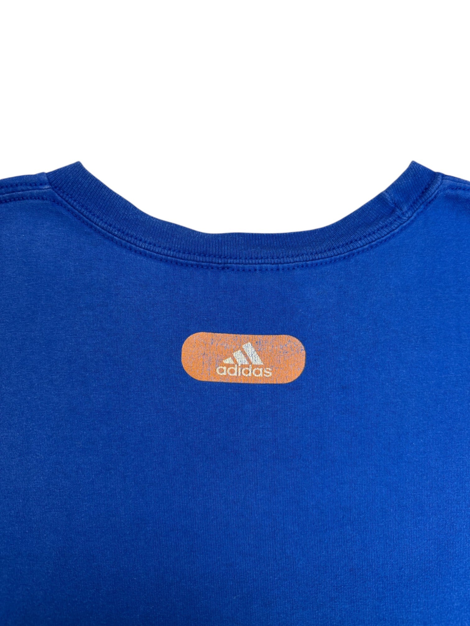 90s Adidas Shirt "Worldwide" Blau S