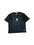 Vintage Nike Team Shirt 90s South Africa "Rugby is survival of the fiercest" Schwarz XXL