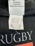 Vintage Nike Team Shirt 90s South Africa "Rugby is survival of the fiercest" Schwarz XXL