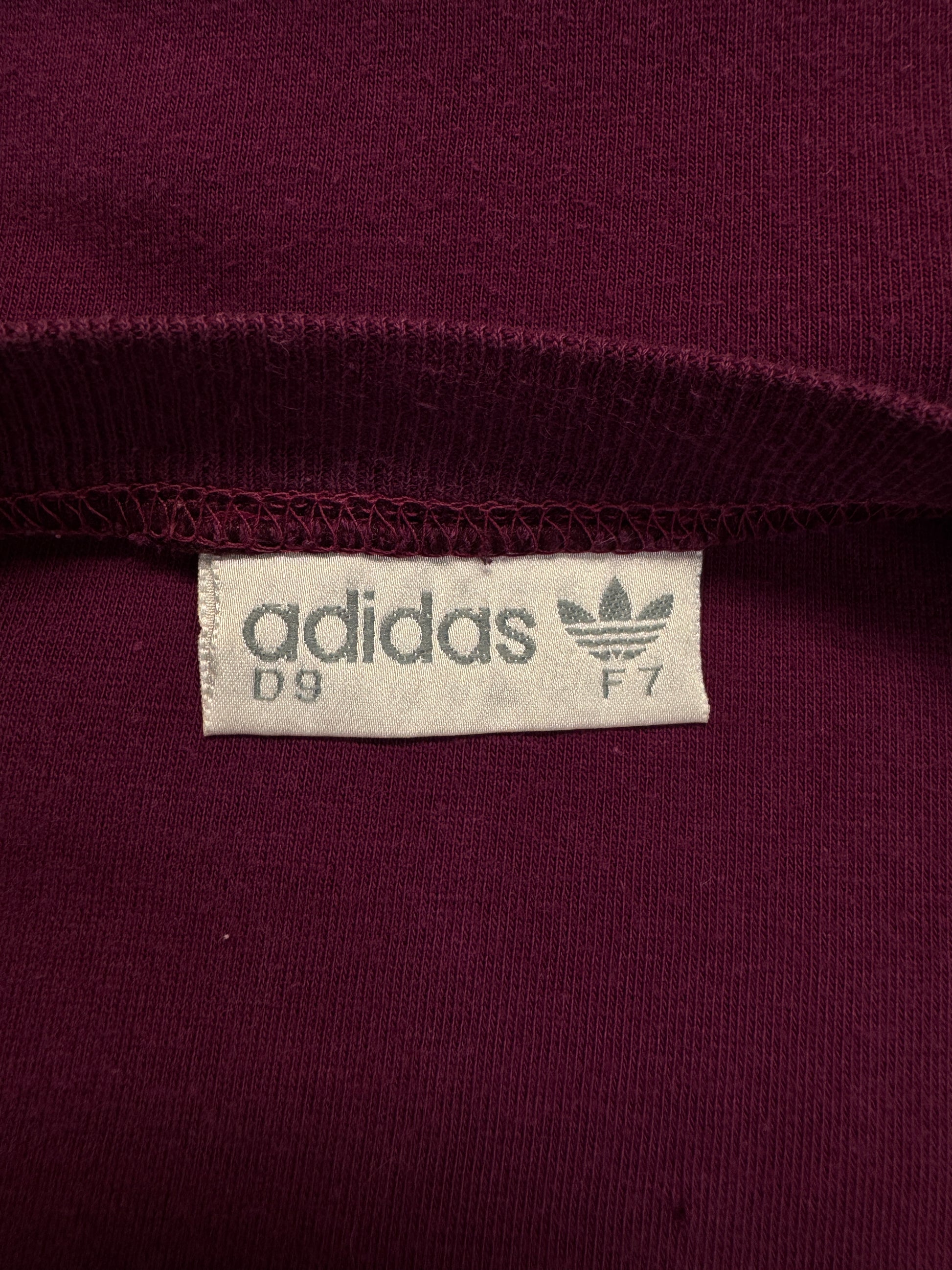 90s Adidas Shirt Colorblocked Made In Colombia Lila D9 XL - RareRags