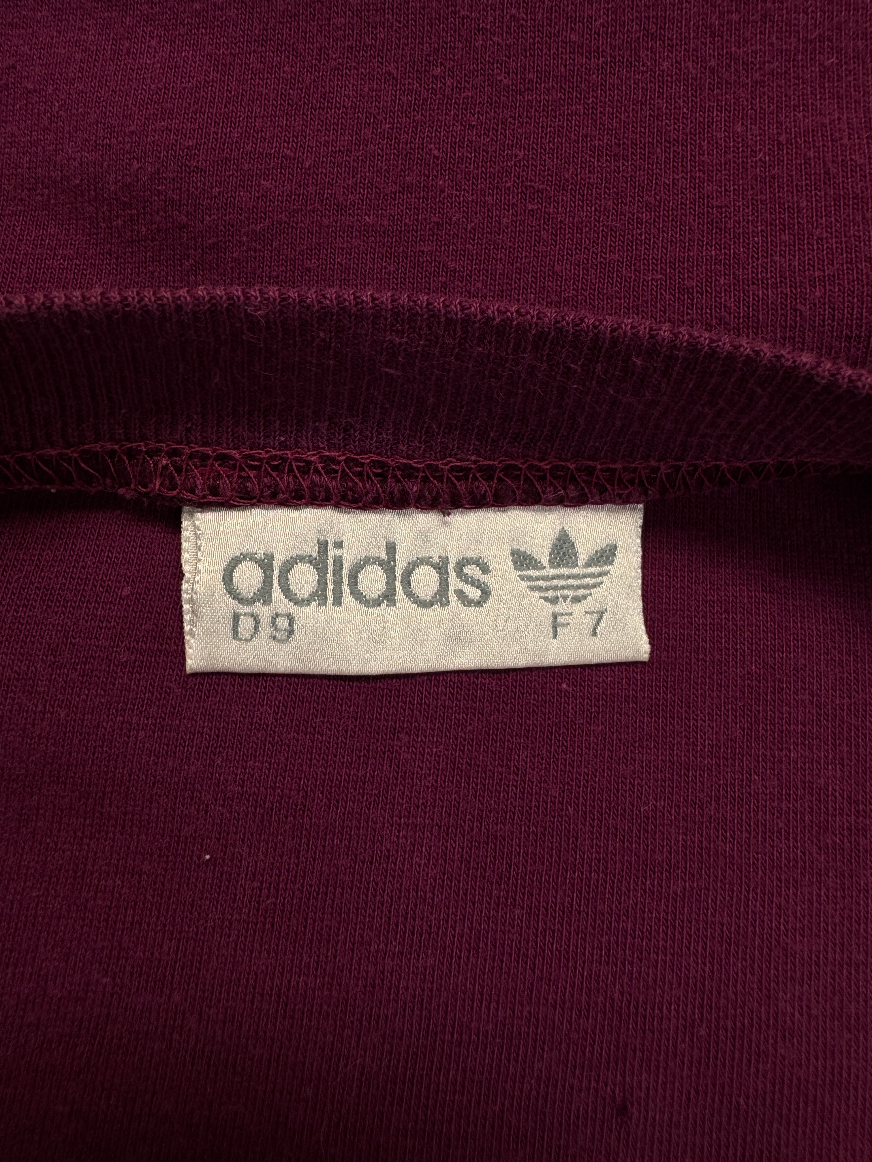 90s Adidas Shirt Colorblocked Made In Colombia Lila D9 XL - RareRags