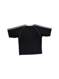 80s Adidas Sport Shirt Puffprint Made In England Schwarz L