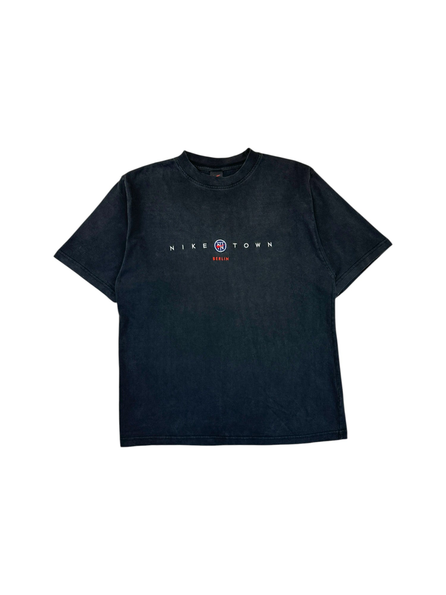 Vintage Nike Town Shirt 90s Berlin Schwarz M - RareRags