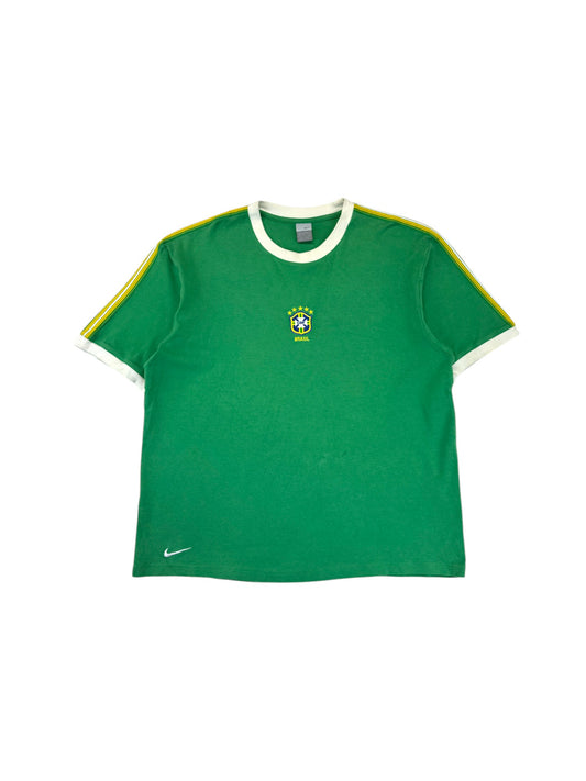 Nike Shirt 00s Brasilien #10 Grün XXL
